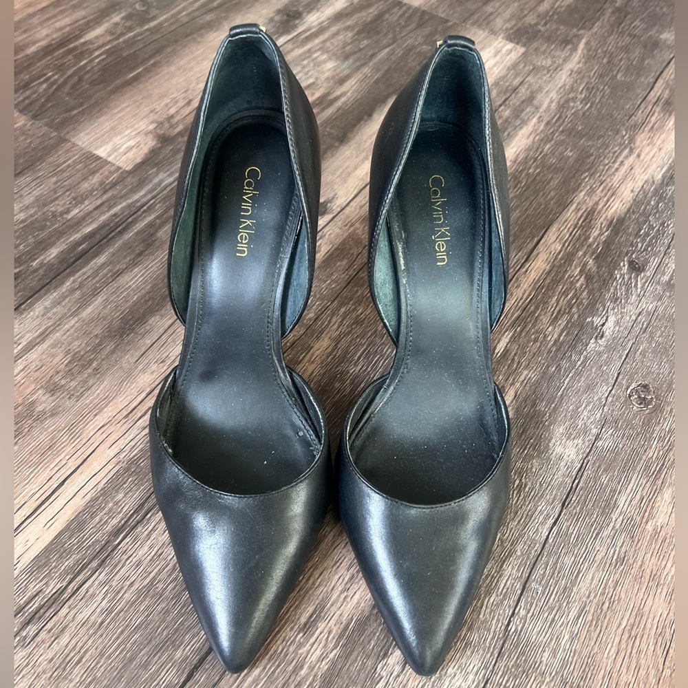 Calvin Klein Black Pointed Heels